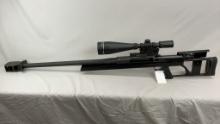 Armalite AR-50L Rifle; Armalite AR-50L, 50 cal rifle BMG, single shot, left handed. comes with Black