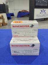 Winchester Ammunition, (300) Rounds 40 S&W, 165