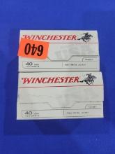Winchester Ammunition, (200) Rounds 40 S&W, 165