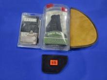 (3) Holsters, 1 Handgun Soft Case