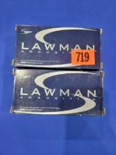 (100) Speer Lawman .38 Special Ammo