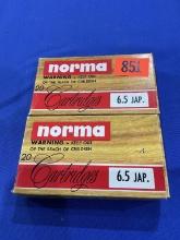 40 rds, Norma, 6.5jap, 156gr soft point