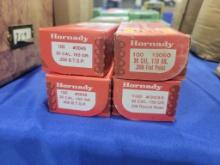 (400) Hornady 30 Cal Bullets 400 total Hornady 30 cal or .308 bullets.