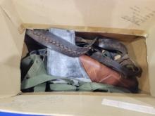 Leather Holsters Selection of leather holsters, various styles and sizes.