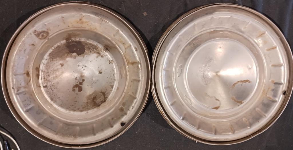 1955 BelAir Full Disc Hub Caps QTY 2