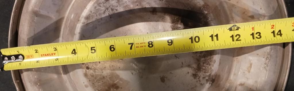1955 BelAir Full Disc Hub Caps QTY 2