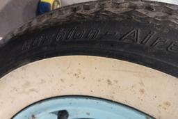 SET of 4 1955-57 Painted Wheels and  G78-15 Tires