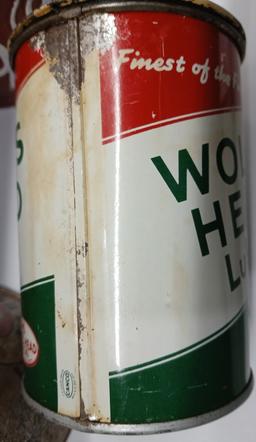 Wolfs Head Lube Can,  RT 66 Candle Holders