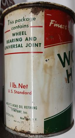 Wolfs Head Lube Can,  RT 66 Candle Holders