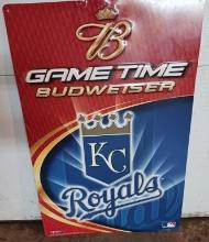 Budweiser KC Royals Embossed Sign