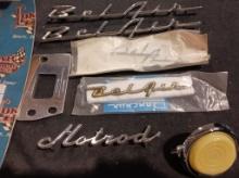 1955-57 Chevy BelAir Script Emblems and Misc Box