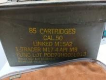 Suede Leather Gun Case and 50 CAL Ammo Can