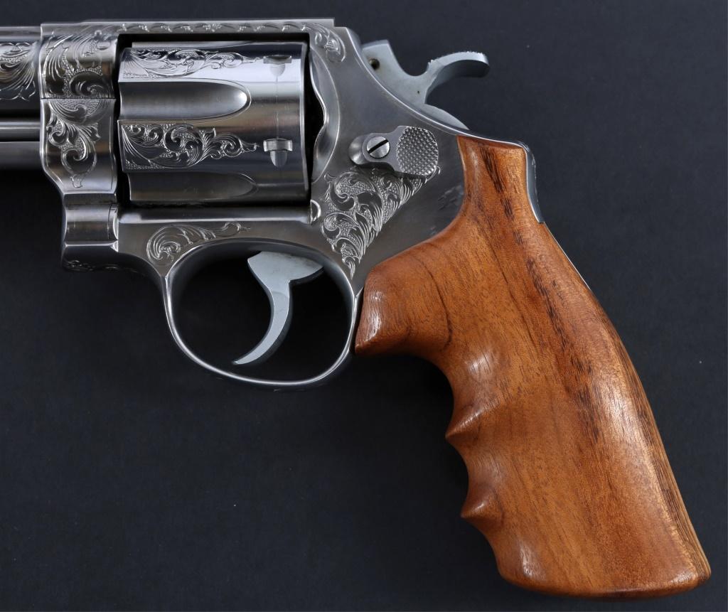 ENGRAVED SMITH & WESSON MODEL 629 WITH LETTER