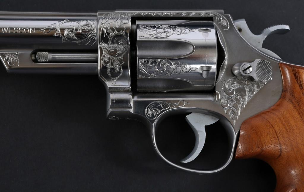 ENGRAVED SMITH & WESSON MODEL 629 WITH LETTER