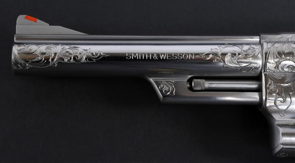 ENGRAVED SMITH & WESSON MODEL 629 WITH LETTER