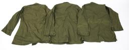VIETNAM WAR US ARMY JUNGLE JACKET TYPE 3 LOT OF 5