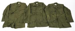 VIETNAM WAR US ARMY JUNGLE JACKET TYPE 3 LOT OF 5