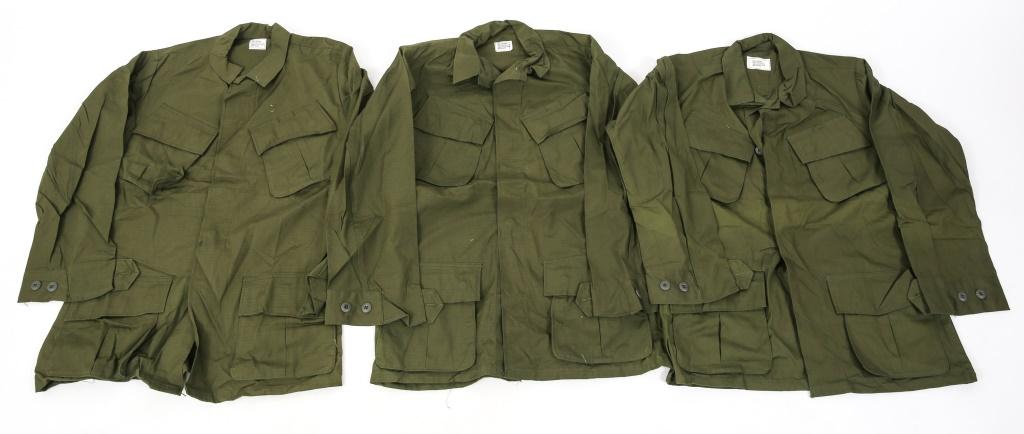 VIETNAM WAR US ARMY JUNGLE JACKET TYPE 3 LOT OF 5