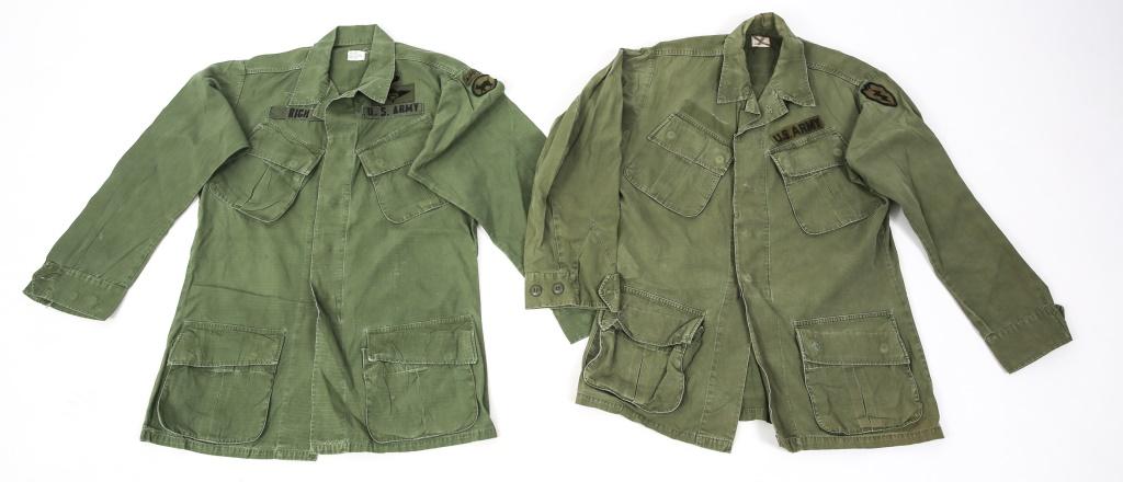 VIETNAM WAR US ARMY JUNGLE JACKET TYPE 3 LOT OF 5