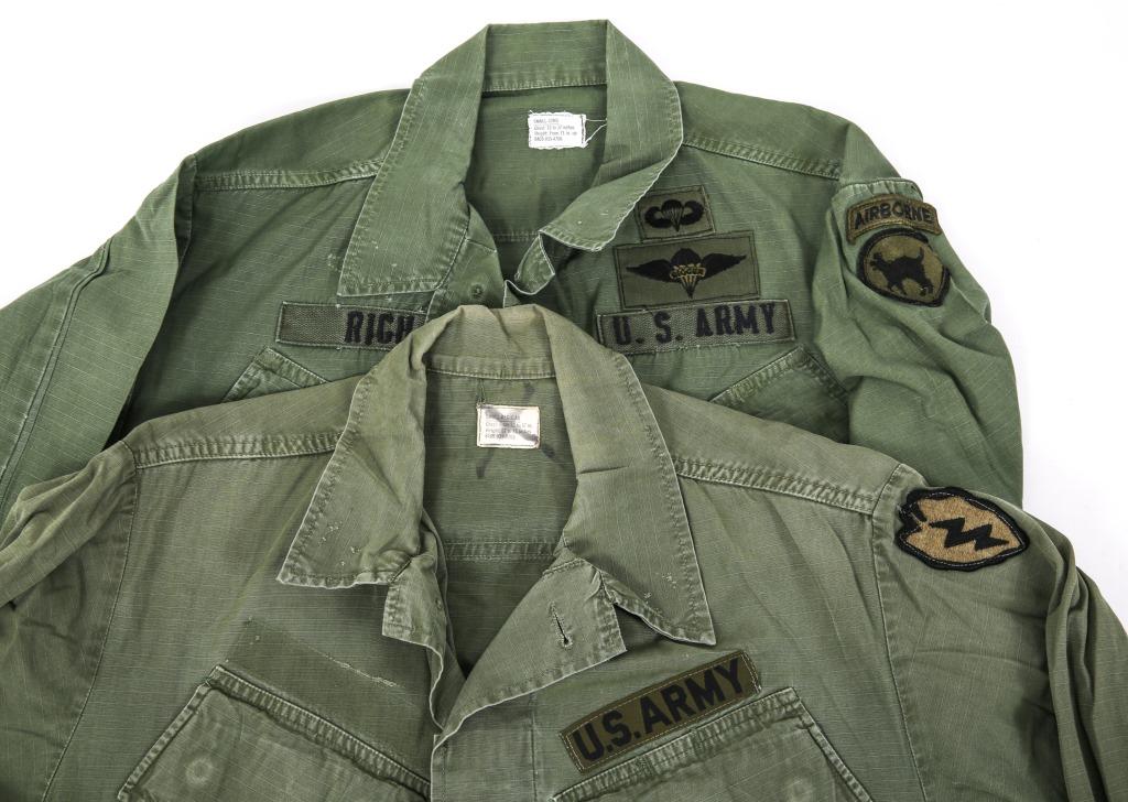 VIETNAM WAR US ARMY JUNGLE JACKET TYPE 3 LOT OF 5