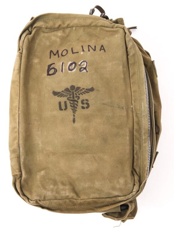 VIETNAM WAR US ARMY M5 FIELD MEDICAL BAG LOT OF 2