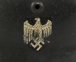 WWII GERMAN ARMY M40 SINGLE DECAL COMBAT HELMET