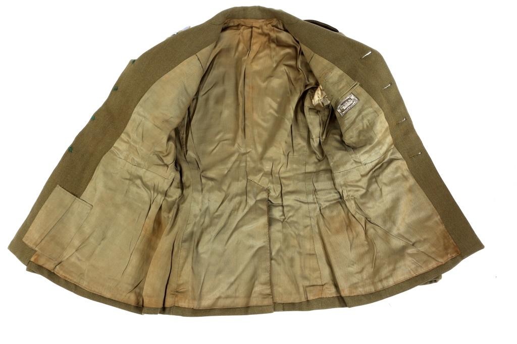 WWII POLISH OFFICER DRESS UNIFORM NAMED GROUPING