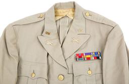 WWII US ARMY OFFICER DRESS UNIFORM LOT OF 2