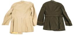 WWII US ARMY OFFICER DRESS UNIFORM LOT OF 2
