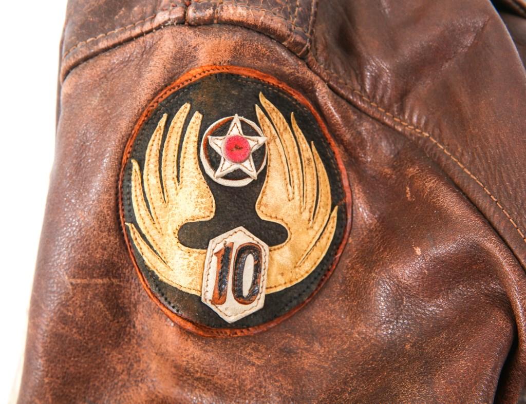 WWII 10th AAF 493rd BOMB SQ A2 FLIGHT JACKET