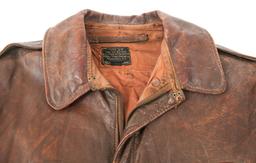 WWII 10th AAF 493rd BOMB SQ A2 FLIGHT JACKET