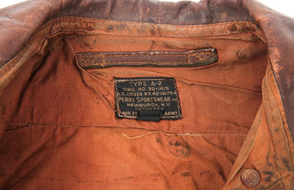 WWII 10th AAF 493rd BOMB SQ A2 FLIGHT JACKET