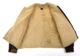 WWII US ARMY AIR FORCE TYPE D-1 LEATHER JACKET