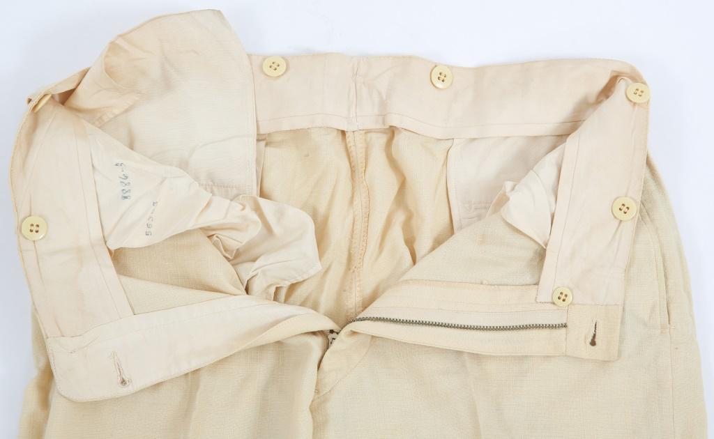 WWII US AMY & USMC TROUSERS AND VEST LOT OF 3