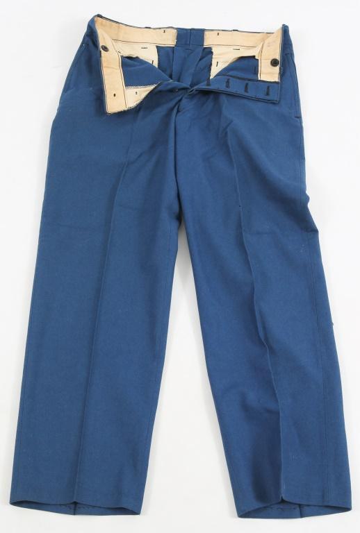 WWII US AMY & USMC TROUSERS AND VEST LOT OF 3