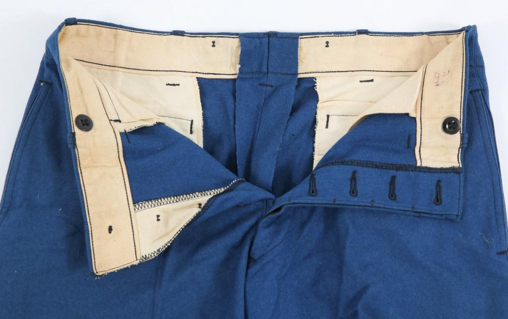 WWII US AMY & USMC TROUSERS AND VEST LOT OF 3