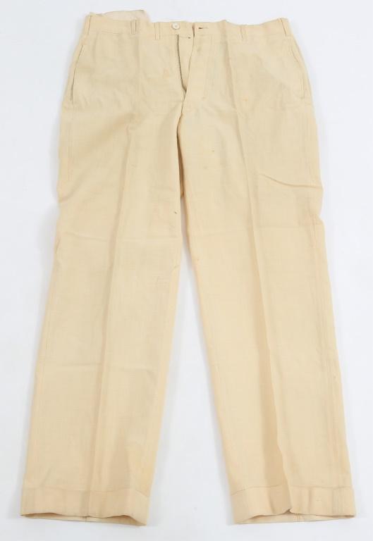 WWII US AMY & USMC TROUSERS AND VEST LOT OF 3