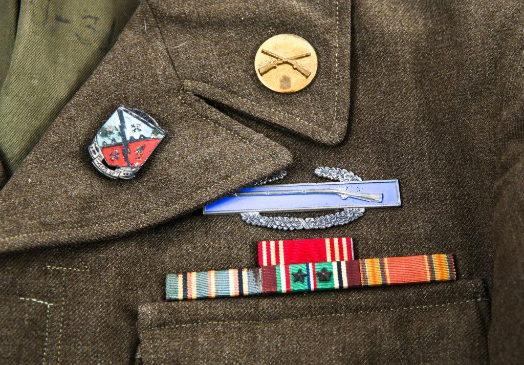WWII US ARMY EM / NCO DRESS UNIFORM LOT OF 2