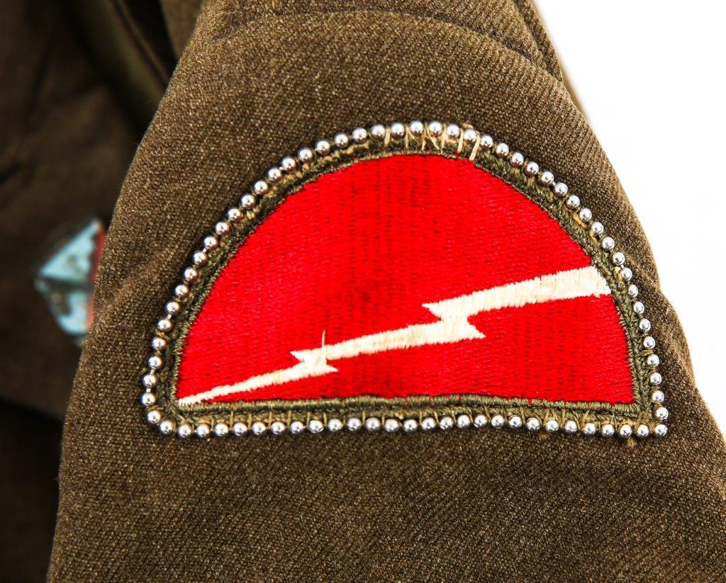 WWII US ARMY EM / NCO DRESS UNIFORM LOT OF 2