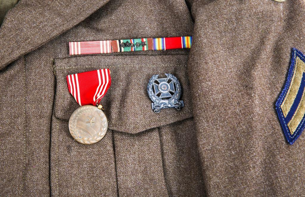 WWII US ARMY NCO DRESS UNIFORM LOT OF 2