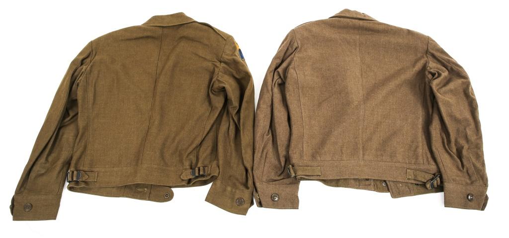 WWII US ARMY NCO DRESS UNIFORM LOT OF 2
