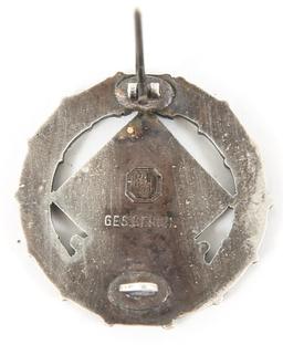 WWII GERMAN SS MASTER MARKSMAN BADGE