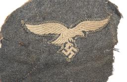 WWII GERMAN ARMY EAGLE & PATCH LOT OF 10