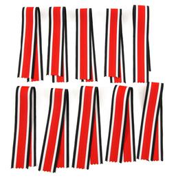 WWII GERMAN 2nd CLASS IRON CROSS RIBBON LOT OF 10