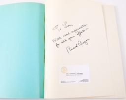 CRIME REPORT SIGNED BY CA GOVERNOR RONALD REAGAN