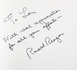 CRIME REPORT SIGNED BY CA GOVERNOR RONALD REAGAN