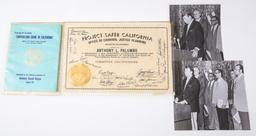 CRIME REPORT SIGNED BY CA GOVERNOR RONALD REAGAN