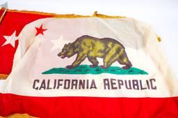 FLAGS OWNED BY GEN. PAULUMBO - CA, U.S., MILITARY