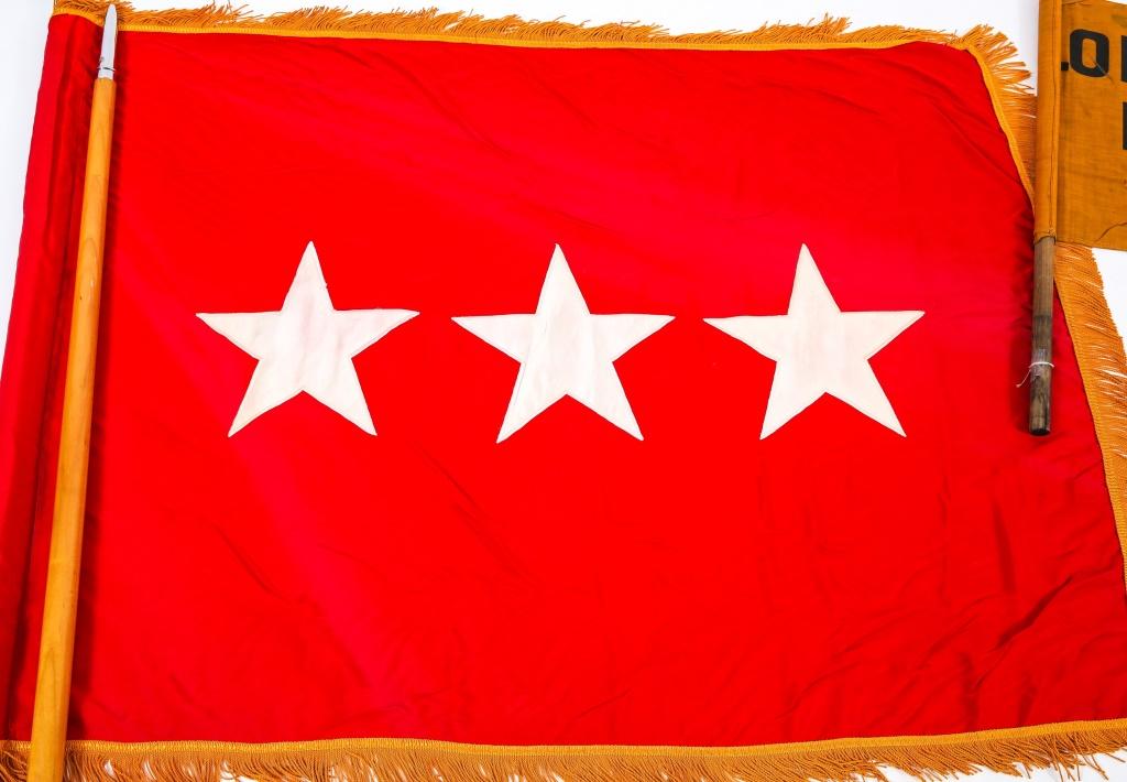 FLAGS OWNED BY GEN. PAULUMBO - CA, U.S., MILITARY