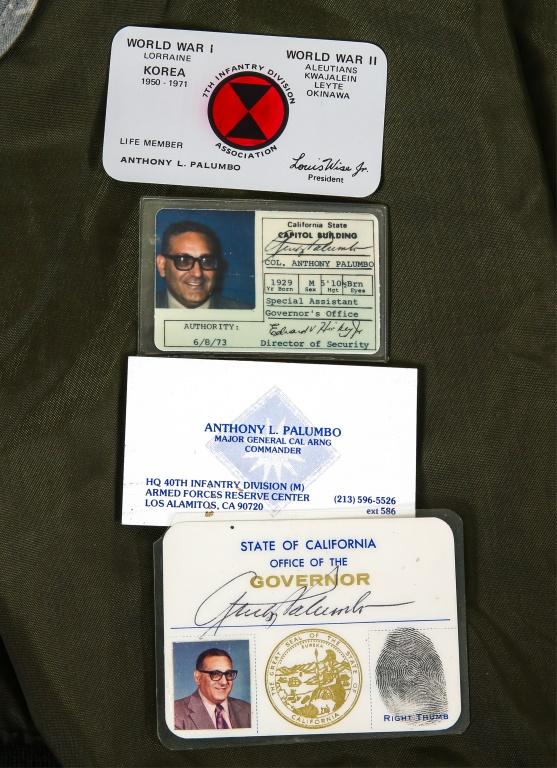 US ARMY GENERAL ANTHONY PALUMBO ARCHIVE